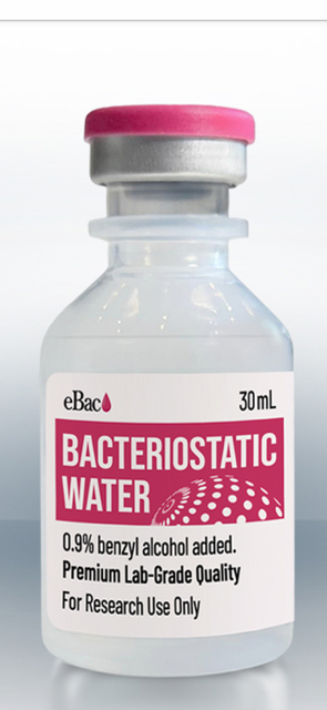 Bacteriostatic water 30 mL vial